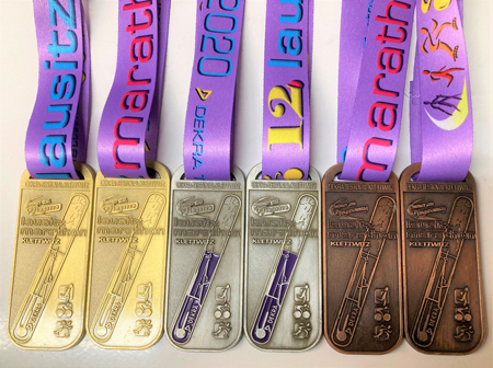 Medaillen vom Lausitz-Marathon